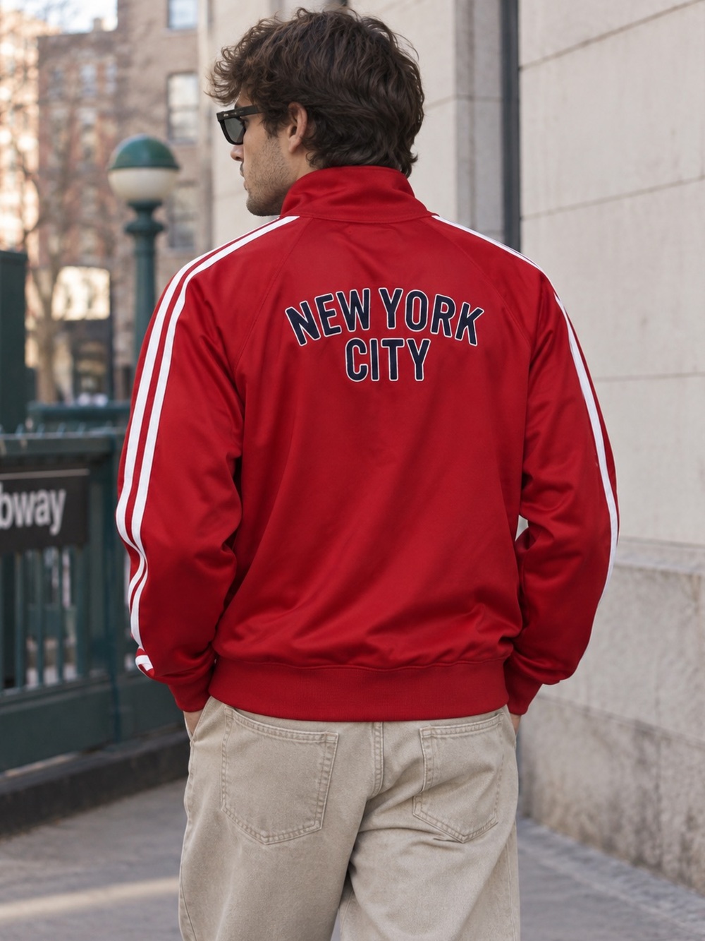 Aeropostale Men’s Y2K 2000s New York City NYC Track Jacket Sz L